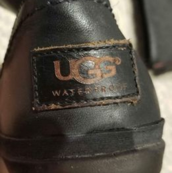 UGG Leather and Wool Boots - Picture 6 of 8